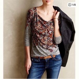 Anthropologie Jacaranda top